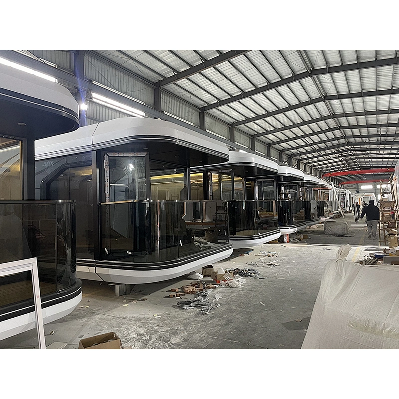 Luxury Modern Cabin  Prefabricated Mobile Space Capsule House